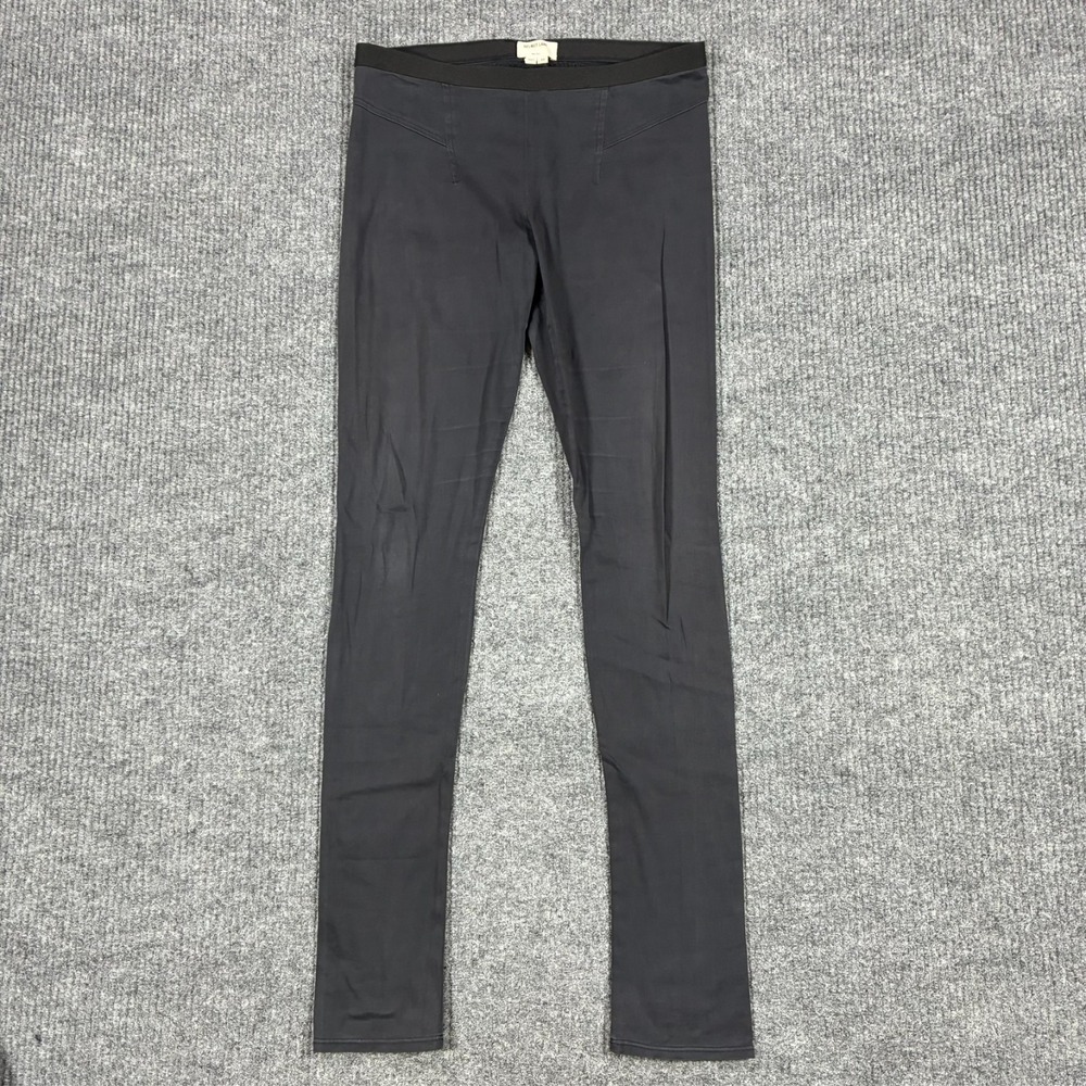 Helmut Lang Womens Skinny Leggings Size Medium Black Pull On Stretch Mid Rise